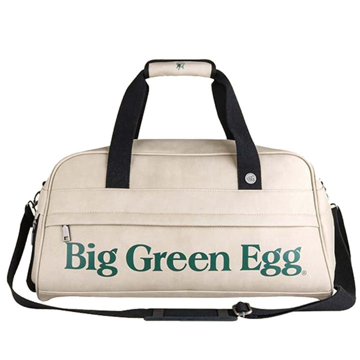 Beige Big Green Egg Retro Sporttas met handvatten en schouderriem