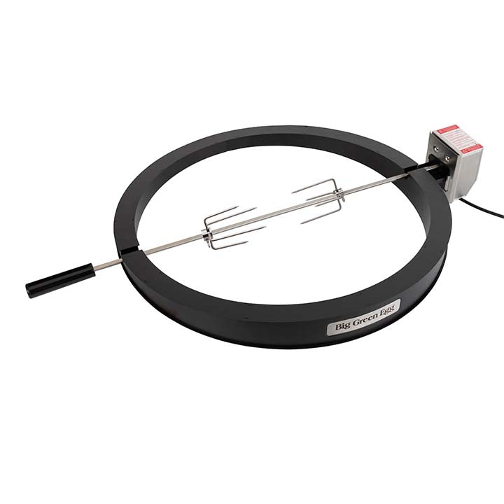 Big Green Egg Rotisserie Kit Large met motor, draaispit en spitvorken
