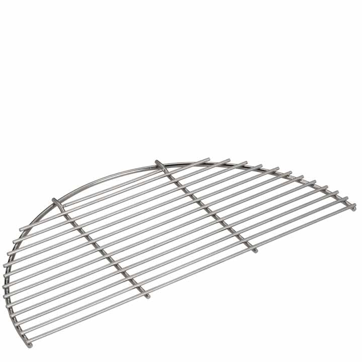Halfrond roestvrijstalen Big Green Egg rooster voor Medium