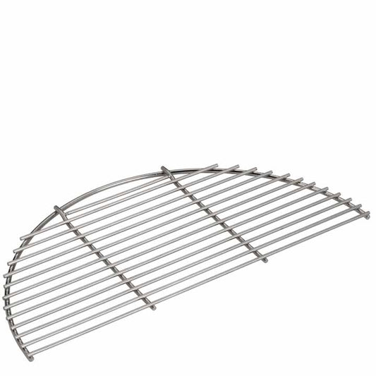 Halfrond roestvrijstalen Big Green Egg rooster voor Medium
