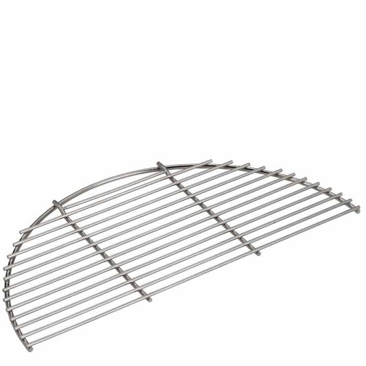 Big Green Egg Stainless Steel Half Grid van RVS voor de XLarge