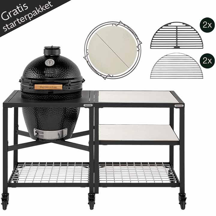 Big Green Egg The Onyx Large Outdoor Kitchen RVS