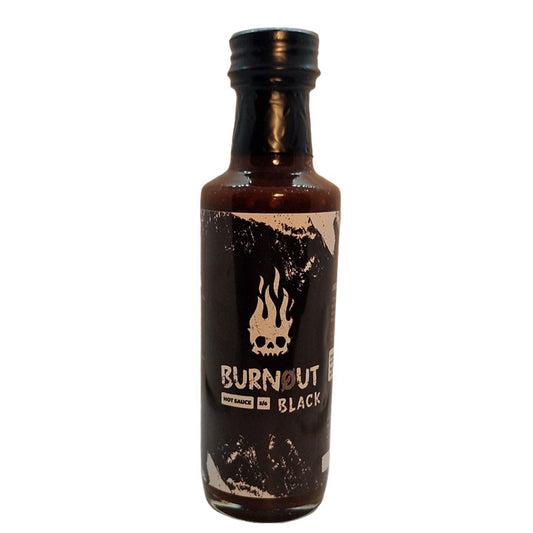 Fles Piri Piri Burn Out Black Hot Sauce van 100 ml