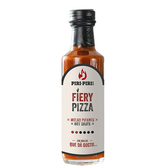 Fles Piri Piri Fiery Pizza Hot Sauce met Habanero van 100 ml