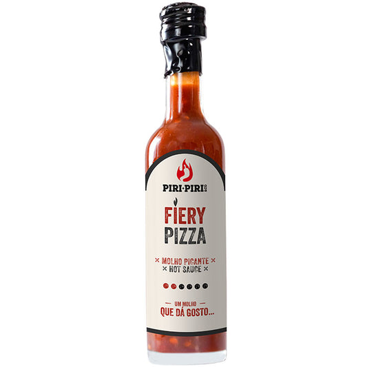 Fles Piri Piri Fiery Pizza Hot Sauce met Habanero van 50 ml
