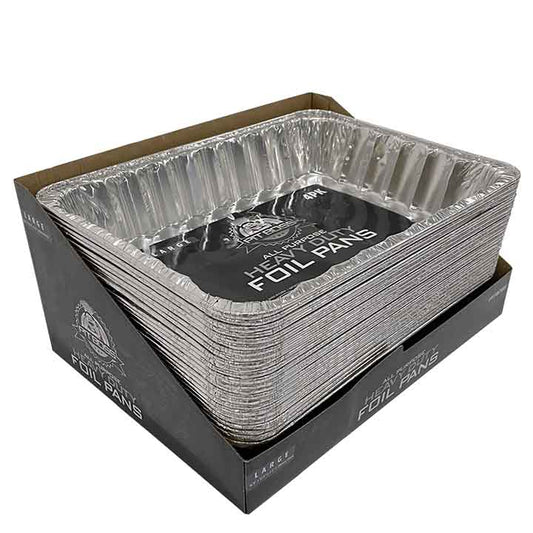 Pit Boss grote aluminium BBQ foliebakken 45,7 x 30,5 cm, set van 4 stuks