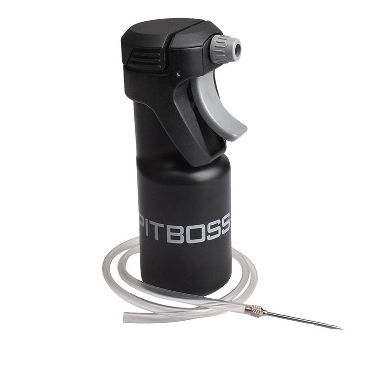 Pit Boss spritzfles van 400 ml met marinade-injector, roestvrijstalen injectienaald en slang