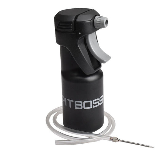 Pit Boss spritzfles van 400 ml met marinade-injector, roestvrijstalen injectienaald en slang