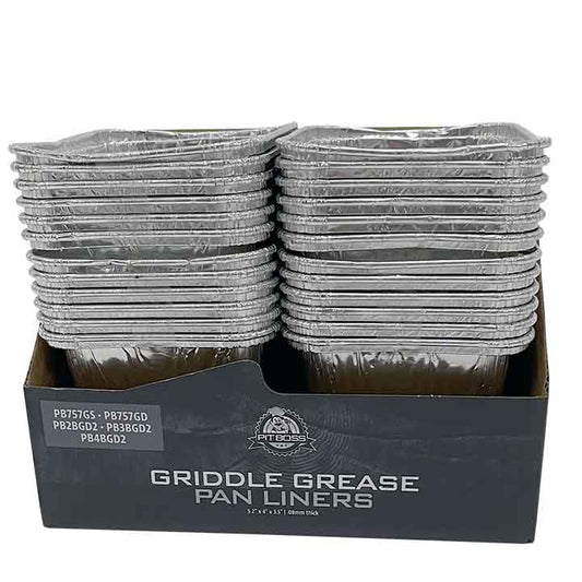 Pit Boss aluminium vetopvangbakjes voor Ultimate Plancha met 2, 3 of 4 branders, 6 stuks