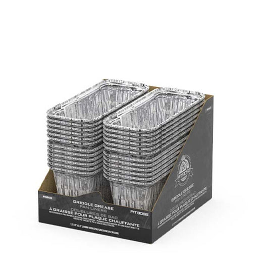 Pit Boss aluminium vetopvangbakjes voor Ultimate Plancha met 5 branders, set van 6 stuks