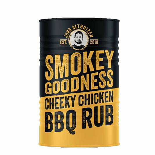 Blik Smokey Goodness Cheeky Chicken BBQ Rub van 250 gram