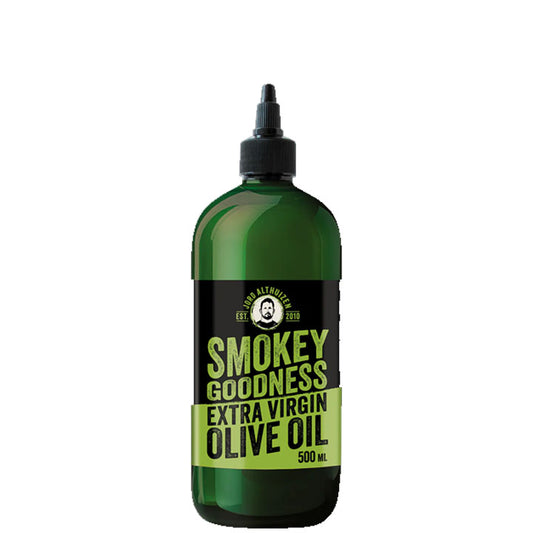 Fles Smokey Goodness Extra Virgin Olive Oil van 500 ml