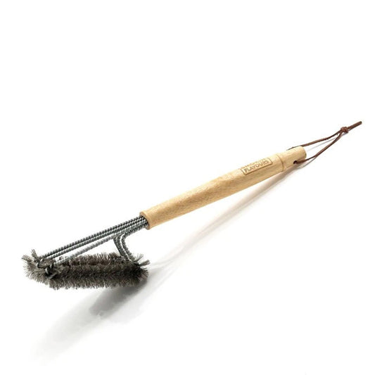 Smokin’ Flavours BBQ Brush 3-in-1 met houten handvat