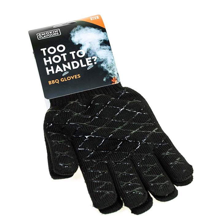Set van twee Smokin’ Flavours hittebestendige BBQ-handschoenen met siliconen grip