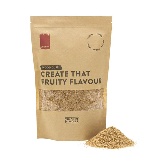 Verpakking Smokin' Flavours Rookmot Kers 1500 ml – kersenhout voor koud roken