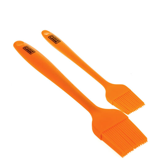 Twee Smokin’ Flavours siliconen BBQ-kwasten van 21 en 27 cm