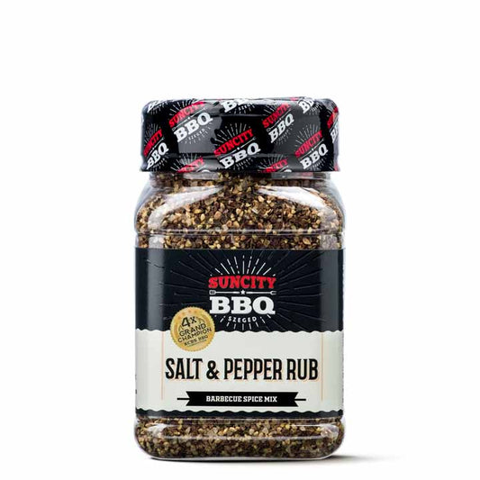 Pot SunCity BBQ Salt & Pepper Rub van 280 gram