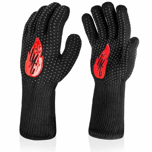 The Original Grill Master hittebestendige BBQ-handschoenen met lange manchetten