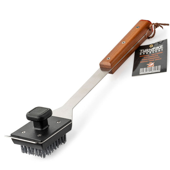 Turnpike BBQ Grid Brush van 16 inch met RVS borstelkop