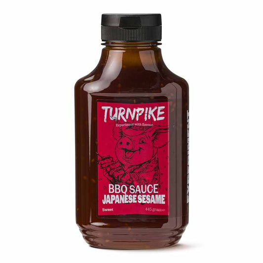Fles Turnpike Japanese Sesame BBQ Sauce van 445 gram