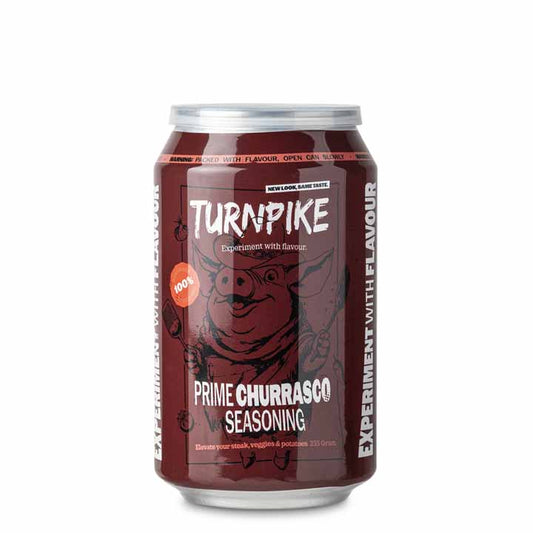 Blik Turnpike Prime Churrasco Seasoning van 235 gram