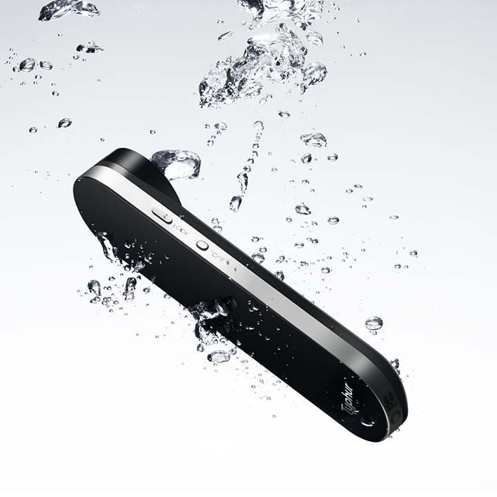 Digitaal display en inklapbare meetpen van de Typhur InstaProbe Core