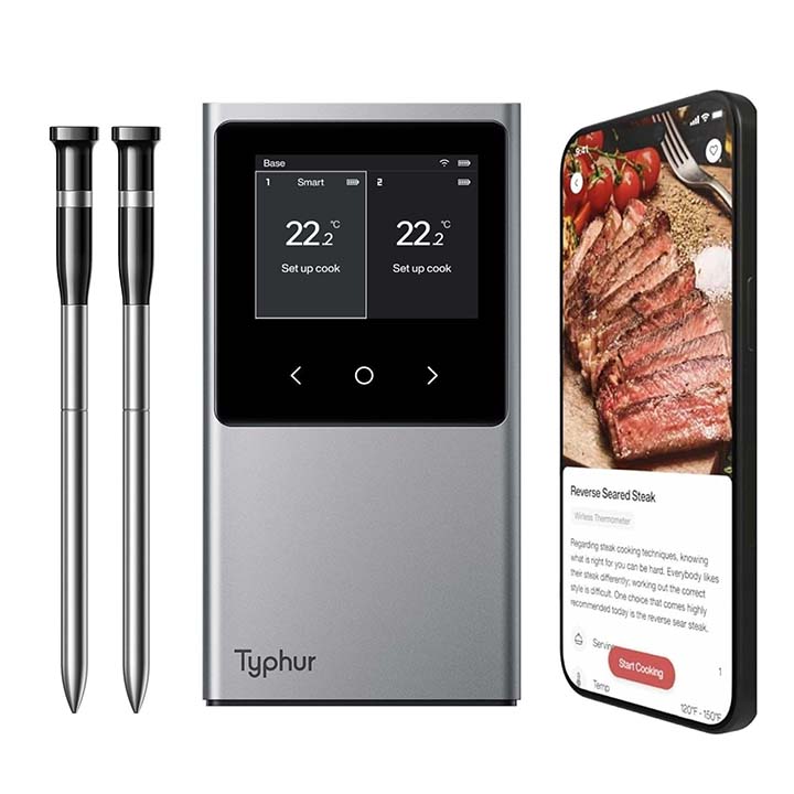 Typhur Sync Dual met Smart Base en twee draadloze probes