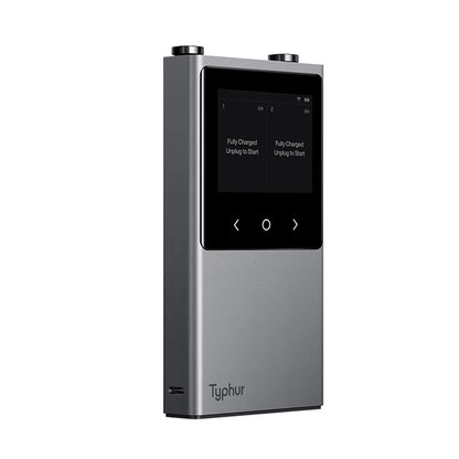 Smart Base van de Typhur Sync Dual met digitaal temperatuurdisplay