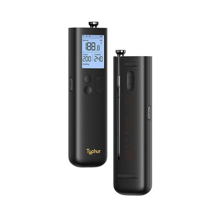 Smart Base van de Typhur Sync Gold Lite met temperatuurdisplay