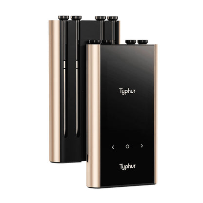 Smart Base van de Typhur Sync Gold Quad met digitaal display