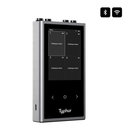 Vier draadloze temperatuurprobes van de Typhur Sync Quad