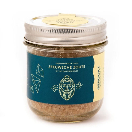 Pot Zeeuwsche Zoute Gerookt zeezout van 100 gram