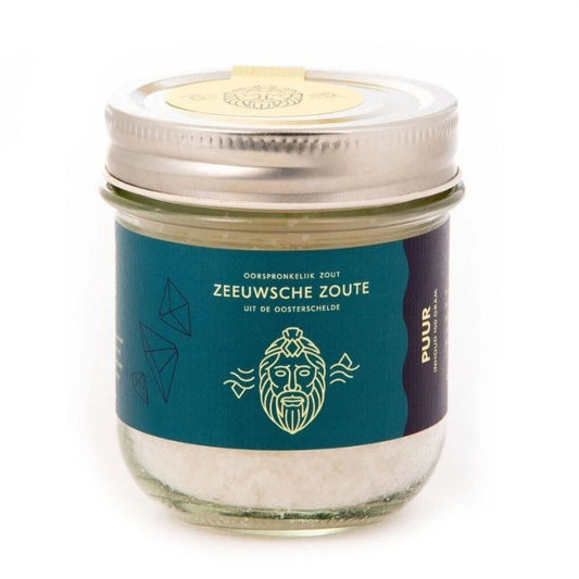 Pot Zeeuwsche Zoute Puur zeezout uit de Oosterschelde van 100 gram