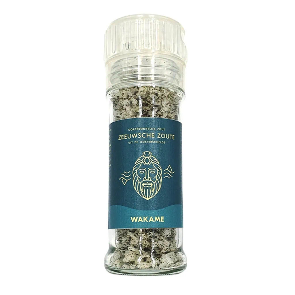 Zeeuwsche Zoute zoutmolen met zeezout en wakame van 55 gram